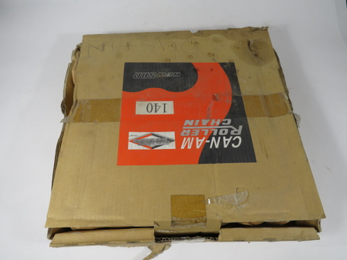 Can-Am 140-1 Roller Chain 140 Chain 1-1/4" Pitch 10Feet DAMAGED BOX NEW