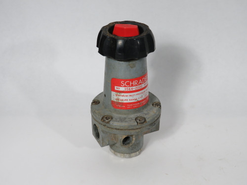 Schrader 3564-2000 Pneumatic Regulator 5-125 psig 1/2" NPT Inlet/Outlet USED