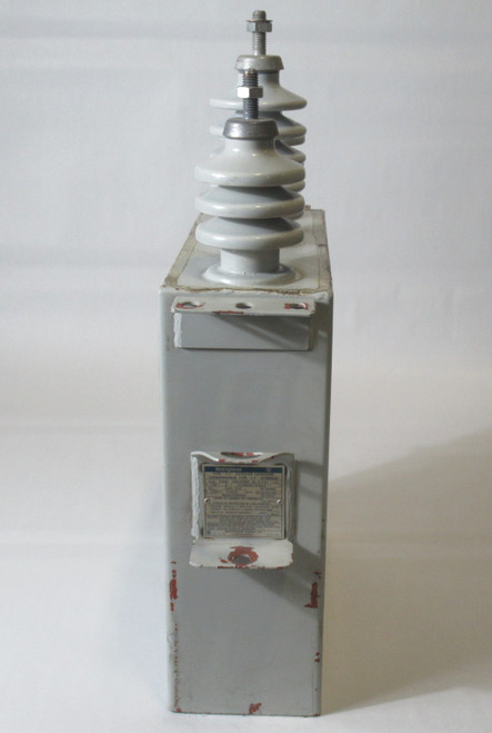 Westinghouse F2H0075A03 Type FV Capacitor -50/40°C 2400V 75kVAR 3Ph 60Hz USED