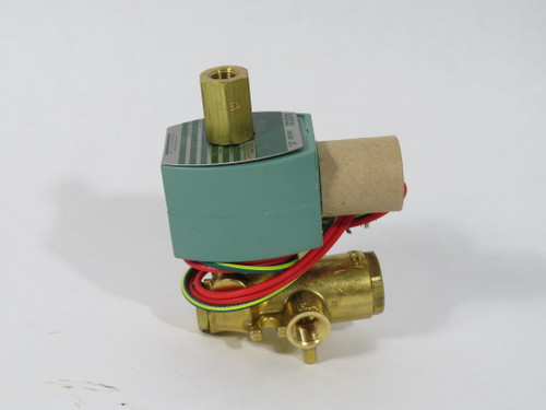 Asco 8345G001 Solenoid Valve 1/4" NPT 120V@60Hz 110V@50Hz 10-150 psi NOP