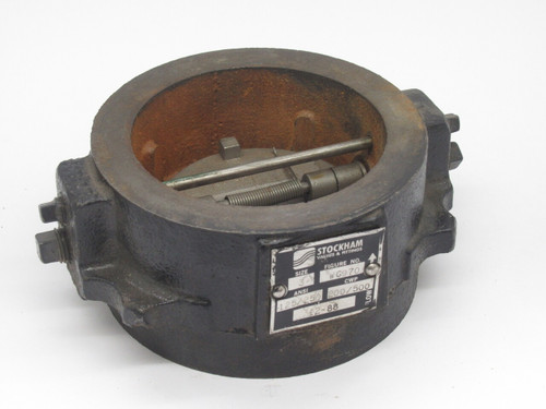 Stockham WG970 Wafer Check Valve 4” Dia Size 3 ANSI 125/250 CWP 200/500 USED