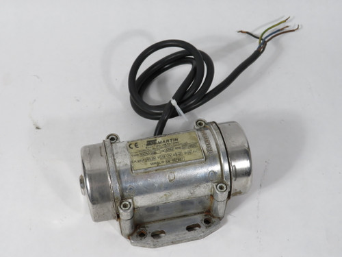 Martin MICRO-M60 Electric Vibrator 35W 3000/3600RPM 110-115V 1Ph 0.42A DENT USED
