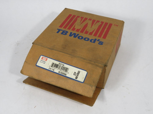 TB Wood's E2716 Shaft Bushing 6" Flange 2-7/16" Bore 2-5/8" LTB SHELF WEAR NEW