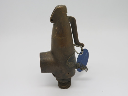James Morrison 4390B Safety Valve 3/4" NPT 15 psi 0.75” Seat Dia USED