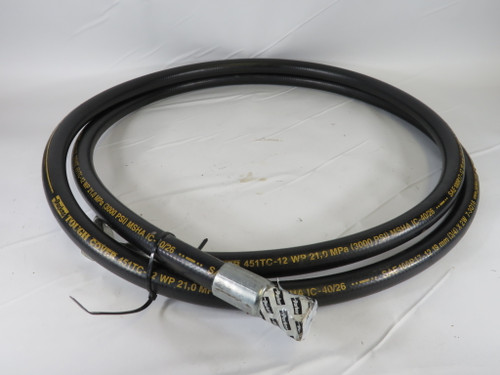 Parker 451TC-12 Hydraulic Hose 3/4" 140"L NOP