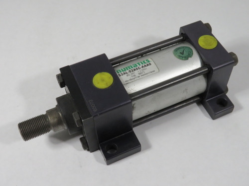 Numatics S2AL-02A6C-AAA0 Pneumatic Cylinder 2" Bore 2" Stroke USED