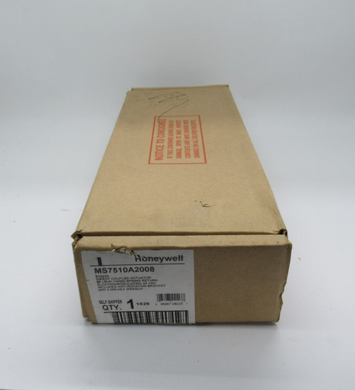 Honeywell MS7510A2008 Direct Coupled Actuator Spring Return MISSING BRACKET NEW