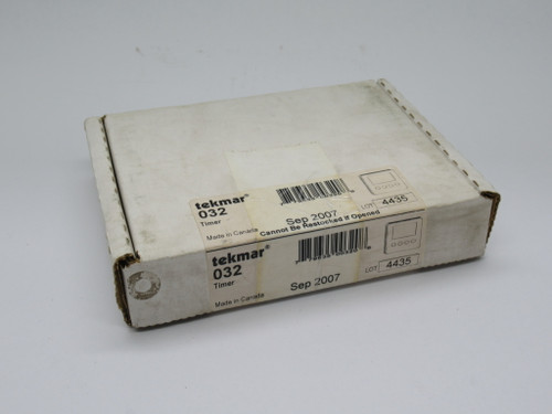 Tekmar 032 Micro-Processed Based Timer 24V 60Hz 3VA SEALED NEW