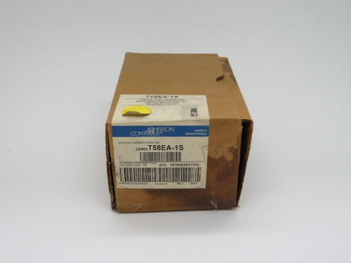 Johnson Controls T58EA-1S Low Voltage Thermostat Heat/Cool For 1 M20 Motor NEW