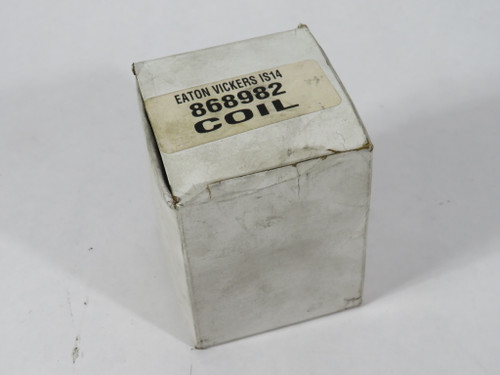 Eaton Vickers 868982 Valve Coil .69/.85A 120/110V 60/50Hz BOX DAMAGE NEW
