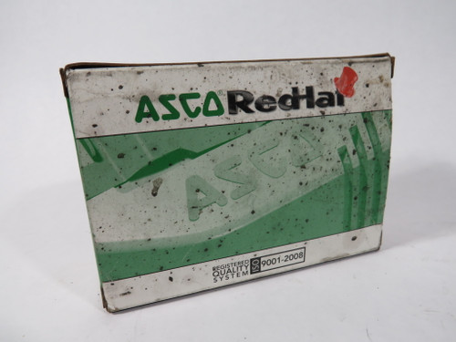 Asco L8262H002 Solenoid Valve 185 psig 1/8" NPT 12V 60Hz DIRTY/BOX DAMAGE NEW