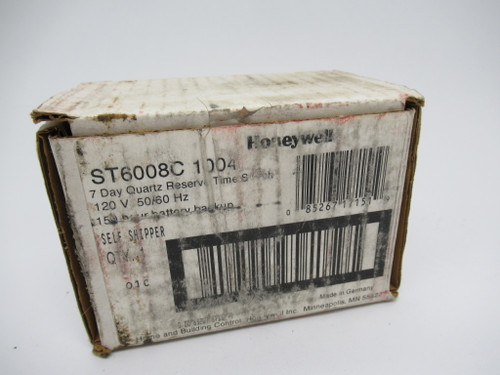 Honeywell ST6008C-1004 7 Day Quartz Reserve Time Switch 120V 50/60HZ NEW