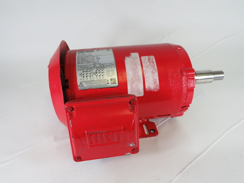 WEG 1HP 0.75kW 1150RPM 230/460V 143/5JM ODP 3Ph 3.30/1.65A 60Hz USED