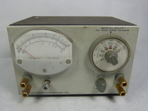 General Radio 1346 Audio Frequency Micro Volter  USED