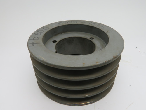 Browning 4B60Q Sheave 3/4 To 2-11/16" Q1 Bushing 4-Groove 6.35" OD B Belt USED