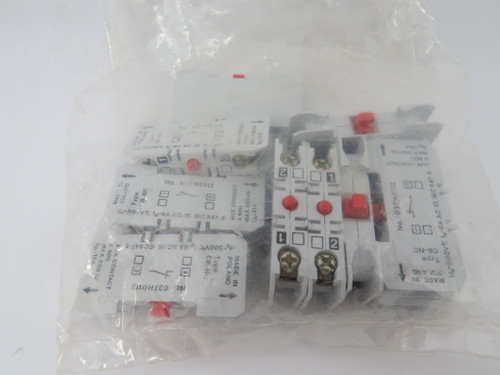 Danfoss 037H0112 Auxiliary Contact Block CB-NC 600V 500VA 10A WHITE 10-Pk NOP