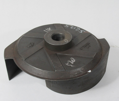 Wemco Self Priming 0730038 Pump Impeller 1-1/8" Threaded ID 10-1/2" OD USED