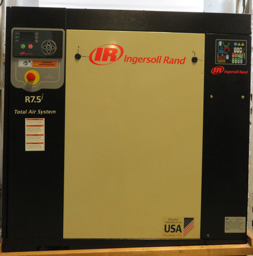 Ingersoll Rand R7.5i-A135-TAS Total Air System Rotary Screw Compressor USED