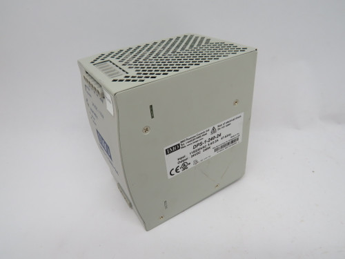 IMO DPS-1-240-24 Power Supply 24VDC 240W 10A 115/230V 5.4/2.2A 47-63Hz USED