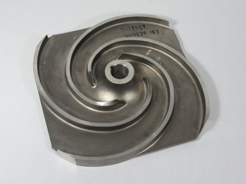 Flowserve 2114539-183 4-Vane Impeller 12.4" Diameter 2FRBH121 USED