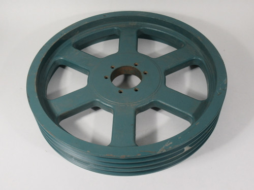 Generic 4B18.4SF Sheave 1/2 to 2-11/16" Bushing 4-Groove 18.75" OD A/B Belt USED