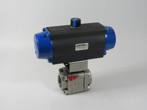 Challenger Valve 085SR12B Pneumatic Actuator C/W 1-1/2" Valve USED