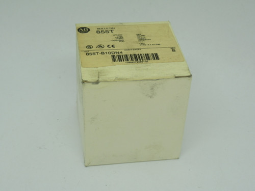 Allen-Bradley 855T-B10DN4 Steady Incandescent Stack Light RED Ser. B 120VAC NEW