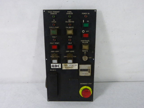 Fanuc A05B-2051-C123 Built-In CRT Operator Panel  USED