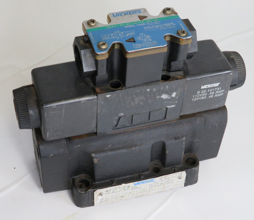 Vickers 02-127391 DG5S4-042C-TM-FW-B5-60 Directional Control Valve 3000 psi USED