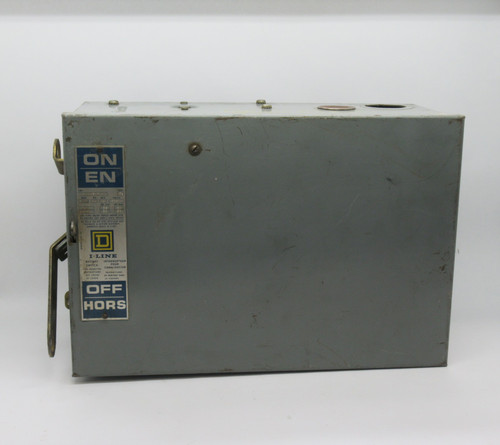 Square D PQ-3610 Series T1 I-Line Fusible Busway Switch 100A 600V 3P USED