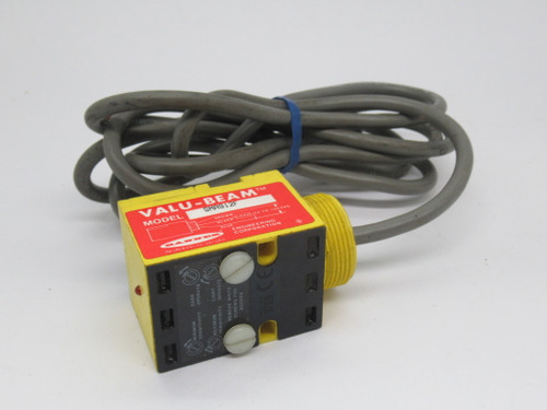 Banner SMA912F Valu-Beam Sensor 24-130VAC 4 ms On/Off 2m Cable Length USED