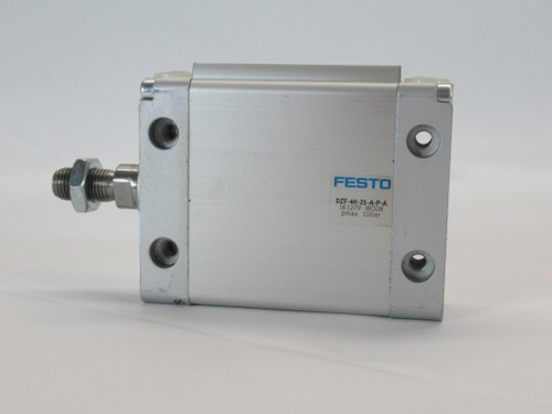 Festo 161279 DZF-40-25-A-P-A Flat Pneumatic Cylinder 40mm Bore 25mm Stroke USED