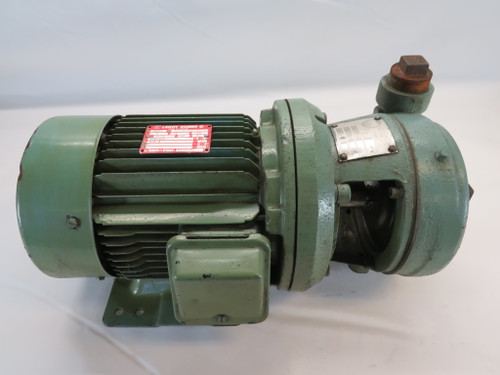 Windsor Pump Centrifugal Pump C/W Motor 5HP 3475rpm 575/600V COS DMG/RUST USED