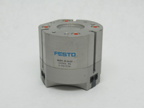 Festo 540864 HGDT-35-A-G2 Three Point Gripper Size 35 4mm Stroke per Grip USED