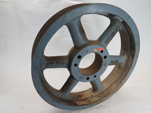 Maska 5-5V18.70 Pulley 1 to 4"ID F Bushing 5Groove 18.7"OD 5V Belt RUST USED