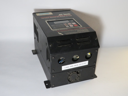 AC Tech Q15003B Variable Drive 3HP 2.2kW 3Ph 0-460/575V 4.8/3.9A 0-120Hz USED