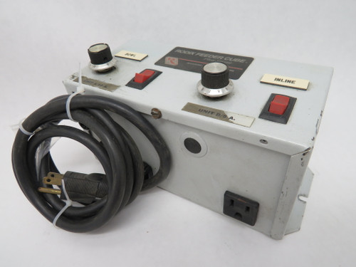 Rodix 121-845 FC-92 Optic Sensing Vibration Feeder Control SHELF WEAR USED