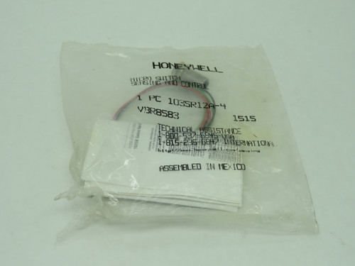 Honeywell 103SR12A-4 Hall Sensor 6-24VDC 10mA 12" Lead Wires OPEN BAG NWB