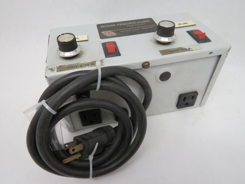 Rodix 121-8450 FC-92 Feeder Cube 120VAC 50/60Hz Unit A: 10A SHELF WEAR USED