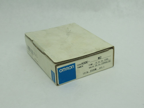 Omron H3DE-M2 AC/DC24-230 Multifunction Timer 24-230VAC/DC 0.1s-120h DPDT NEW