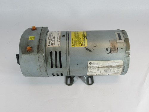 Gast 0523-101Q-SG588DX Rotary Vane Pump C/W General Electric Motor 1/4HP USED