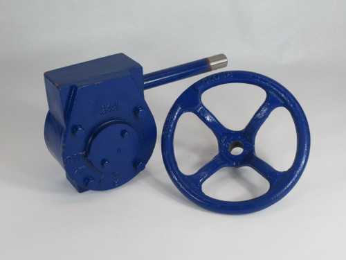 Generic Butterfly Valve Control Wheel and Gearbox Assembly 24:1 SHELF WEAR NOP