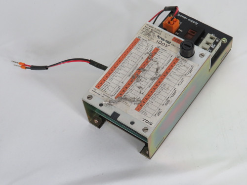 TCS 8750-120V Rack Mounted Power Supply Output: 24VDC SHELF WEAR USED