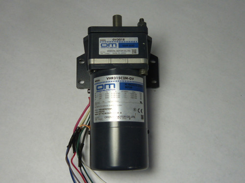 Oriental Motor 15W 1200/1450RPM 200/230V C/W Gear Head 18:1 Ratio  USED
