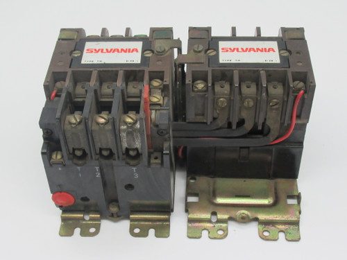 Sylvania T30U031 Starter Type TM Size 1 27A 3Phase Coil 120V USED