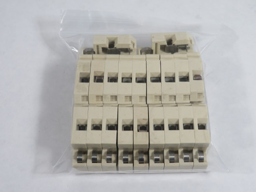 Weidmuller SAKK-10-KER/WS Ceramic Terminal Block 800V 1598090000 Lot of 20 USED