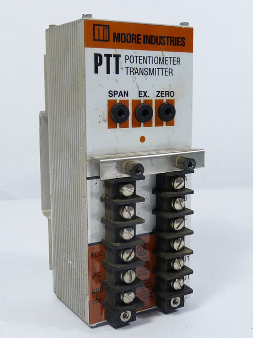Moore Industries PTT/1550HM-0-100/4-20MA/117AC Potentiometer Transmitter 4W USED
