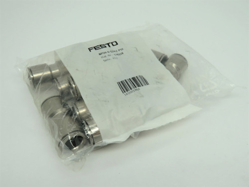 Festo 578328 NPQH-D-Q14-E-P10 Brass Push-In Connector 14mm Tubing OD 10-Pack NWB