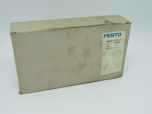 Festo 159690 JMN1H-5/2-D-1-C Solenoid Valve 2-10 Bar 30-145Psi DMG'D BOX NEW