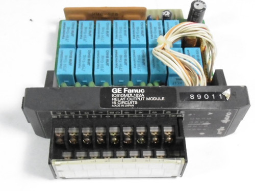GE Fanuc IC610MDL182A Relay Output Module 16 Circuits  USED